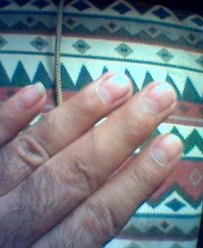 my finger - to hold some one