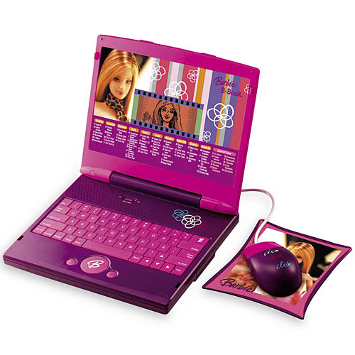 laptop - a barbie laptop that my niece wants to buy for her birthday.