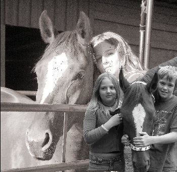 Children and Horses - Have you ever looked closely at the look on a child's face as they hug a horse? There is something very special about the bond of a horse and human!