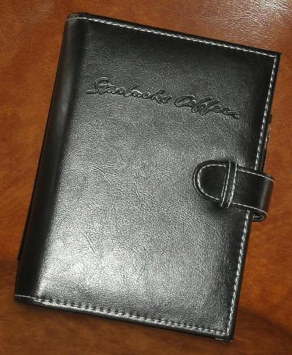 planner - this is a planner from Starbucks... to be able to get that, i have to drink lots of coffee!