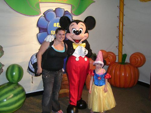 mickey mouse - me, my daughter and mickey mouse at disney world.