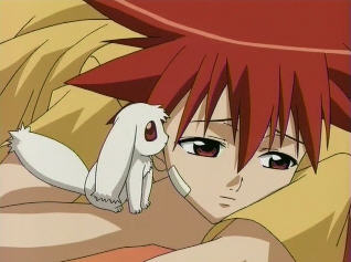 Daisuke and With - With comes over to comfort Daisuke.