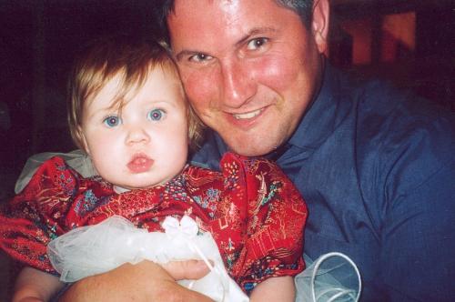 daddy and Niamh - My daughter and her dad at a friends wedding