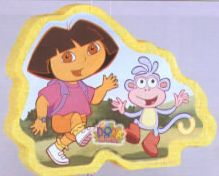 Dora Pinata - Pinatas look like a lot of fun but I'm just scared of a child swining around a large object in seek of candy. 