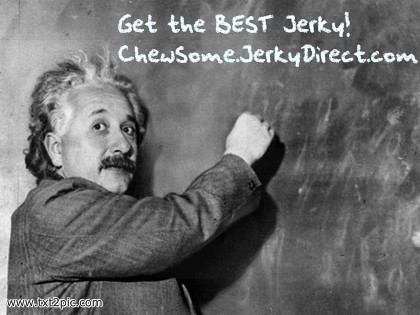 Einstein Knows - Albert Einstein reveals his favorite snack.