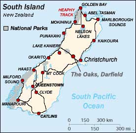 new zealand - new zealand map