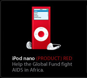 Ipod nano - red ipod