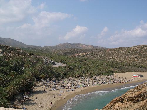 Vai - Vai, palm tree beach on the eastern coast of Crete
