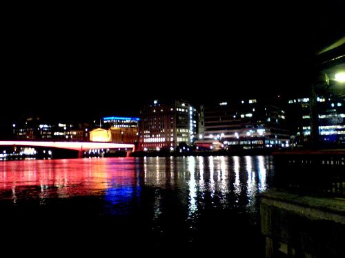 London Bridge and the City in Lights - You can look at the Glowing London Bridge in Red.. and the city in Lights looks at its best