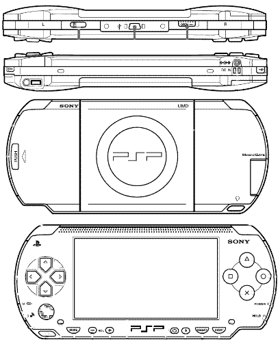 psp blueprints - these are the blue prints of sony's wonderful Creation - SONY PSP