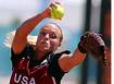 softball - Jenny Finch giving it her all