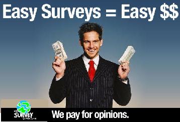 easy money - take surveys for good money!