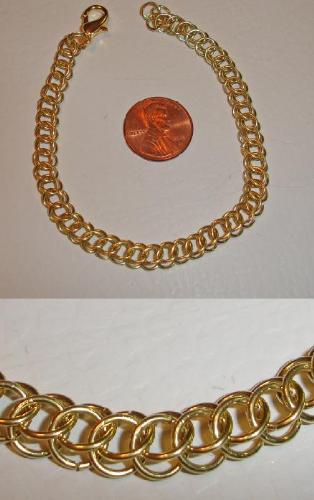 Brass Half Persian link - Here I used 20 gauge 5/32' brass rings.