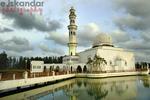 Float Mosque in Malaysia - This is an images of float mosque in Malaysia