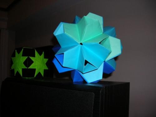 My origami - Some of my projects-based on Tomoko Fuse model diagrams.