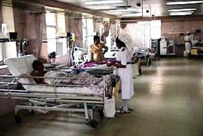 hospital - There are equipments in hospital helpful for doctors to determine the best way to treat dropped bladder problems in individual cases.