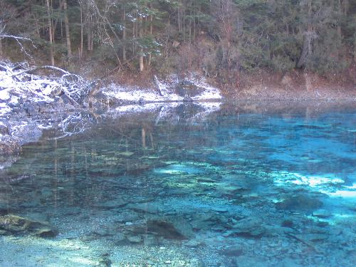 Turquoise Lake - Turquoise lake at Jiuzhaigou