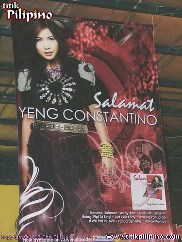 yeng new album Salamat - yeng's new album released already this month of March 2007