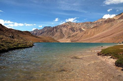 ChanderTaal Lake, India - This lake is in India at a height of 14000ft.
