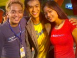 With Celebrities - It was taken during one of our shows with Marky and Dang.