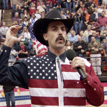 Borat - Borat at the rodeo in Salem, Virginia