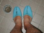 bathroom slippers - I'm not quite sure if there are alot of people who use bathroom slippers. I'm not that comfortable using one, but we have it in our bathroom. How about you? :)