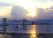 marcelo fernan bridge - This is what we call the new bridge here in cebu. I can say that it is somewhat state of the art. Since the brige opened for use, it helped a lot decongest traffic from the old bridge.
