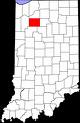 Pulaski County - This is the location to where this county is in Indiana