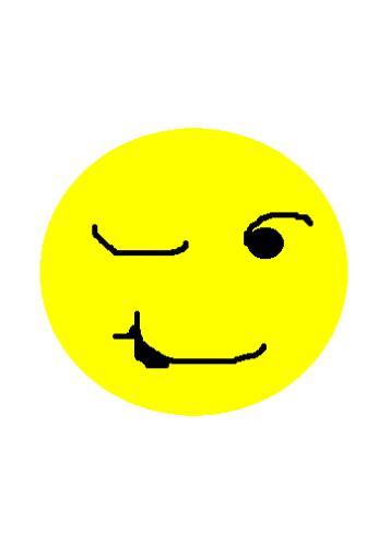 my own smiley! - on mylot, sense myLot doesn't have the option to insert smileys/ emoticons, i sometimes upload ones i create on corel draw!