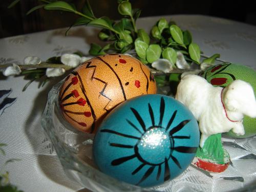  Easter eggs - painted Easter eggs