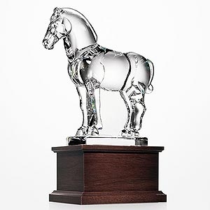 Horse - This horse is made up of glass