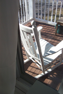 Relaxation! - I love to sit on my porch in the Spring with a good book and a glass of iced tea!