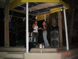 Kareoke Myrtle Beach - Heres me and my little cousin TRASHED, We are singing kareoke in Myrtle Beach! Im the one in the white!