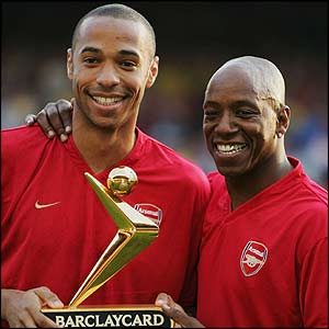 Thierry Henry - The greatest striker of the world , Thierry Henry . And Patrick Vieira.