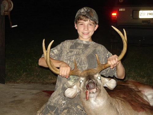 The Deer Master - Logan with his 8 pt. 200#