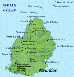 mauritius - mauritius map