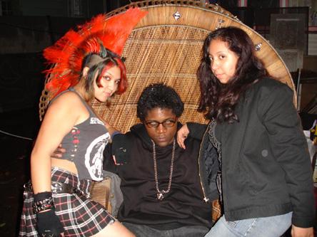 Sexy Guards - I'm a Founder of a organization (Low Lifes),I was at a back-yard GiG in Los Angeles and these were the two guards that I chose to bring with me. Yes sexy but both Lethal. In this picture I was So drunk on the peak of New Years Eve of 2005, even if I told them, they wouldnt leave my side.