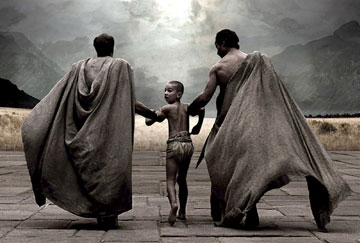dragged to glory - the intelligently crafted image shows a kid dragged by soldiers to glory and finally death