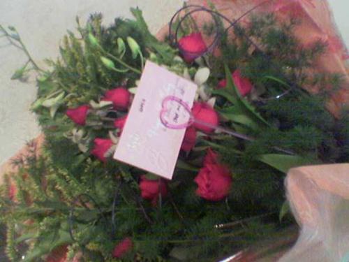 flowers - I got this during my debut!