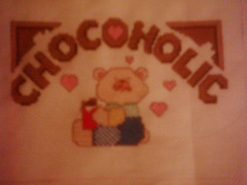 my lattest - this is the last cross stitch i made from the book sorry the pictures not great though