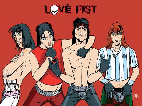 GTA VIce City - Vice City - Love Fist & Band Members