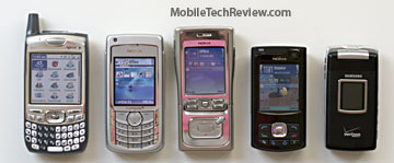 nokia - NOKIA N73 along with other mobile phones