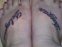 New - My new tattoos of my kids names
