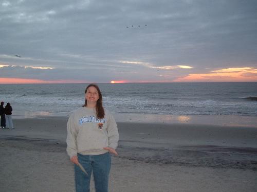 Michelle - Here I am on my birthday (New Year's Eve) at Myrtle Beach. Great day!