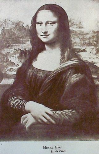MonaLisa - Leonardo Da Vinci painted the Mona Lisa on a piece of pinewood in  1506