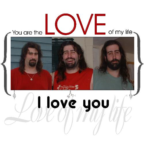 My Husband - This is my hubby...have been told many times that he looks like Mic Foley (the wrestler) better known as Dude Love/Mankind/Cactus Jack