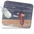 mouse pads - cute little square pads to run your mouse on,big ones small ones we all use them