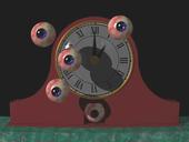 Clock with eye's - I feel like this with insomnia sometimes