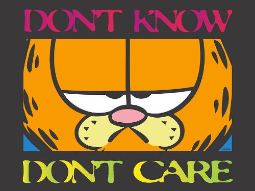 garfield...... - This somewhat shows how i am...