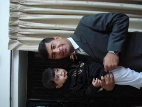 me n hamza - we r at party